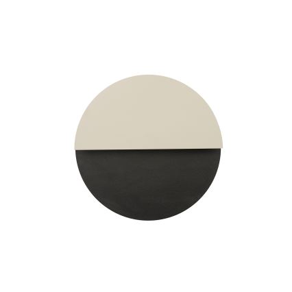 LED Zidna svjetiljka LUNA LED/7W/230V pr. 26 cm crna/bež