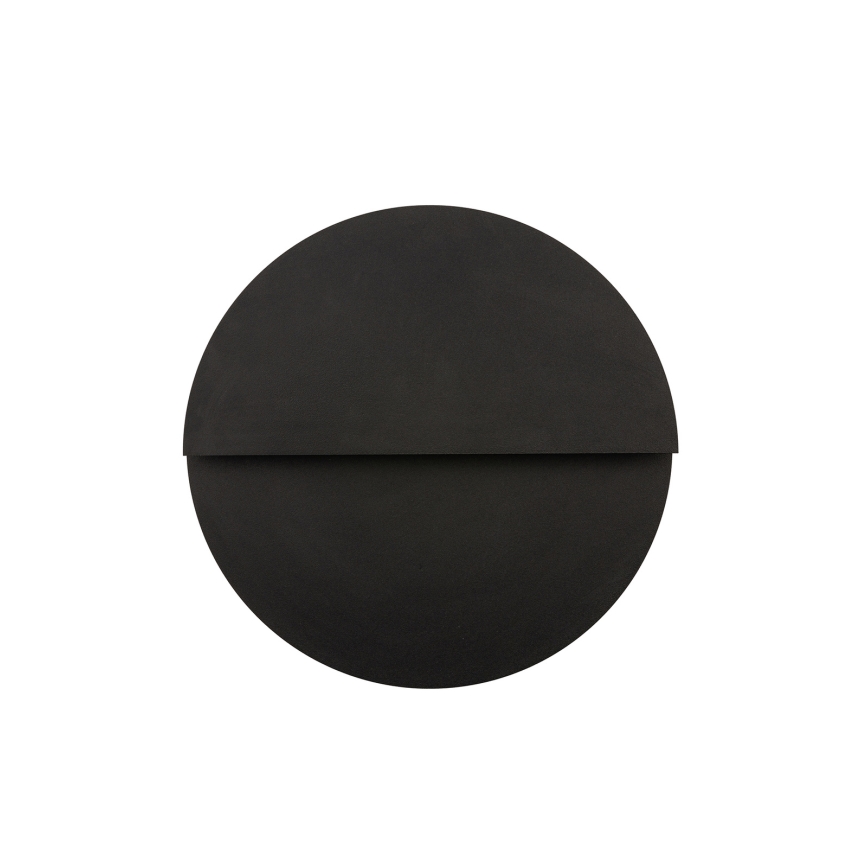 LED Zidna svjetiljka LUNA LED/7W/230V pr. 26 cm crna