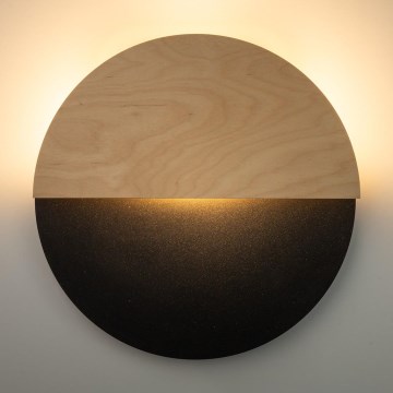 LED Zidna svjetiljka LUNA LED/7W/230V pr. 36 cm crna/bež