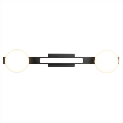 LED Zidna svjetiljka MAGNET LED/13W/230V + 2xG9/60W 3000/4000K crna