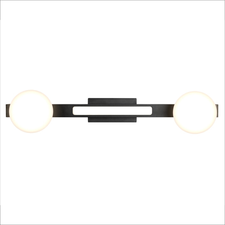 LED Zidna svjetiljka MAGNET LED/13W/230V + 2xG9/60W 3000/4000K crna