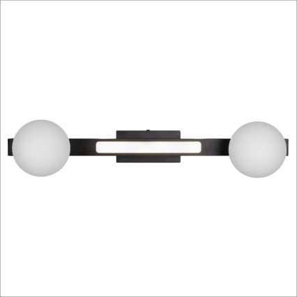 LED Zidna svjetiljka MAGNET LED/13W/230V + 2xG9/60W 3000/4000K crna