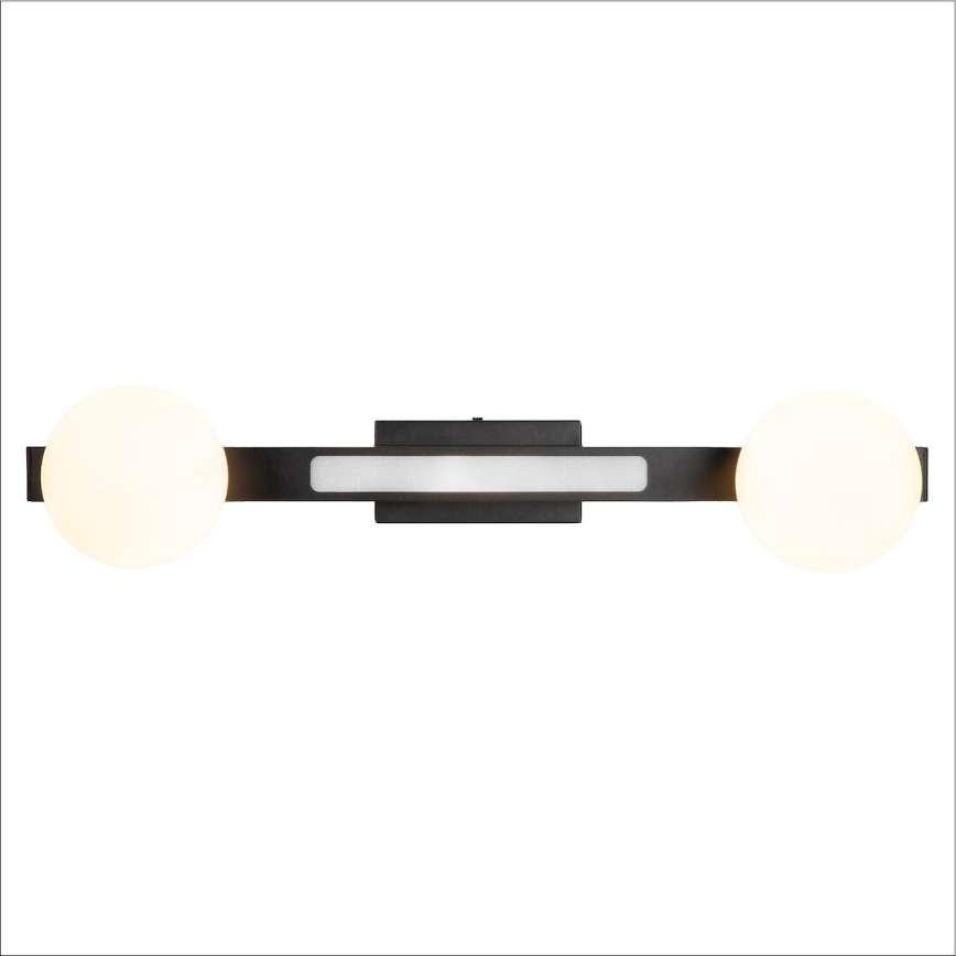 LED Zidna svjetiljka MAGNET LED/13W/230V + 2xG9/60W 3000/4000K crna