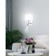 LED Zidna svjetiljka MAGNUM 1xE27/40W/230V + LED/3W bijela
