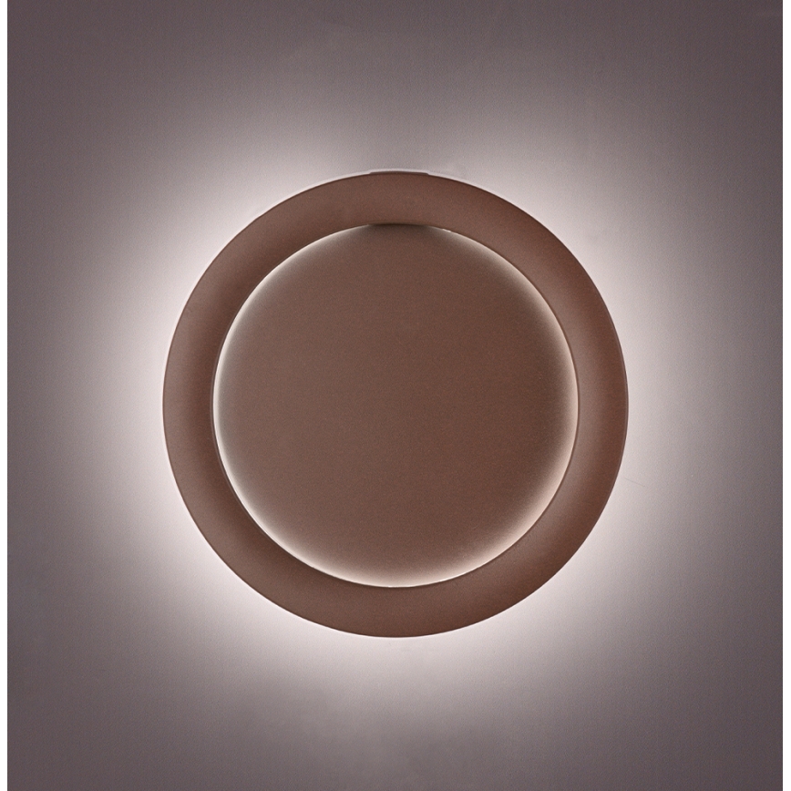 LED zidna svjetiljka PALERMO LED/16W/230V smeđa