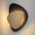 LED Zidna svjetiljka PEDRA LED/7W/230V crna/bež
