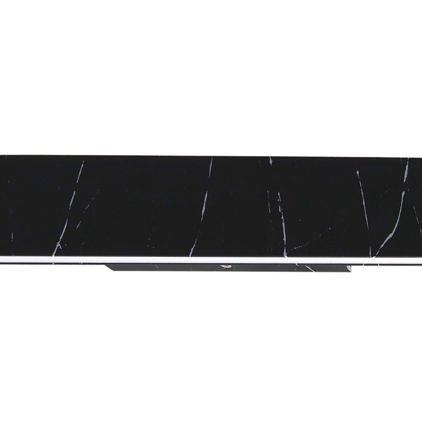 LED Zidna svjetiljka PIERCE LED/12W/230V 30 cm crna