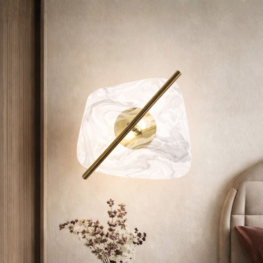 LED zidna svjetiljka RELAX LED/5W/230V zlatna/bijela