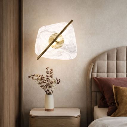 LED zidna svjetiljka RELAX LED/5W/230V zlatna/bijela