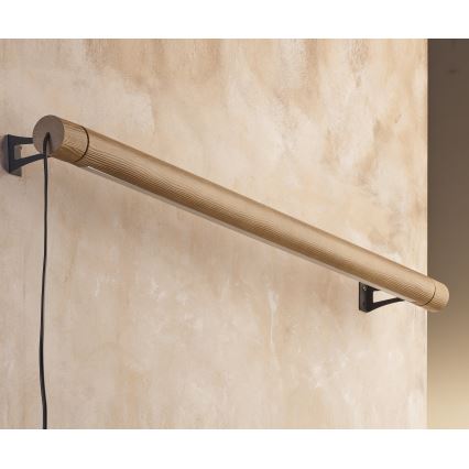LED Zidna svjetiljka ROLLO LED/30W/230V drvo