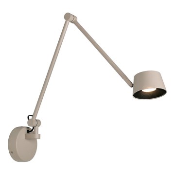 LED zidna svjetiljka s mogućnošću prigušivanja SAVINA LED/9W/230V bež