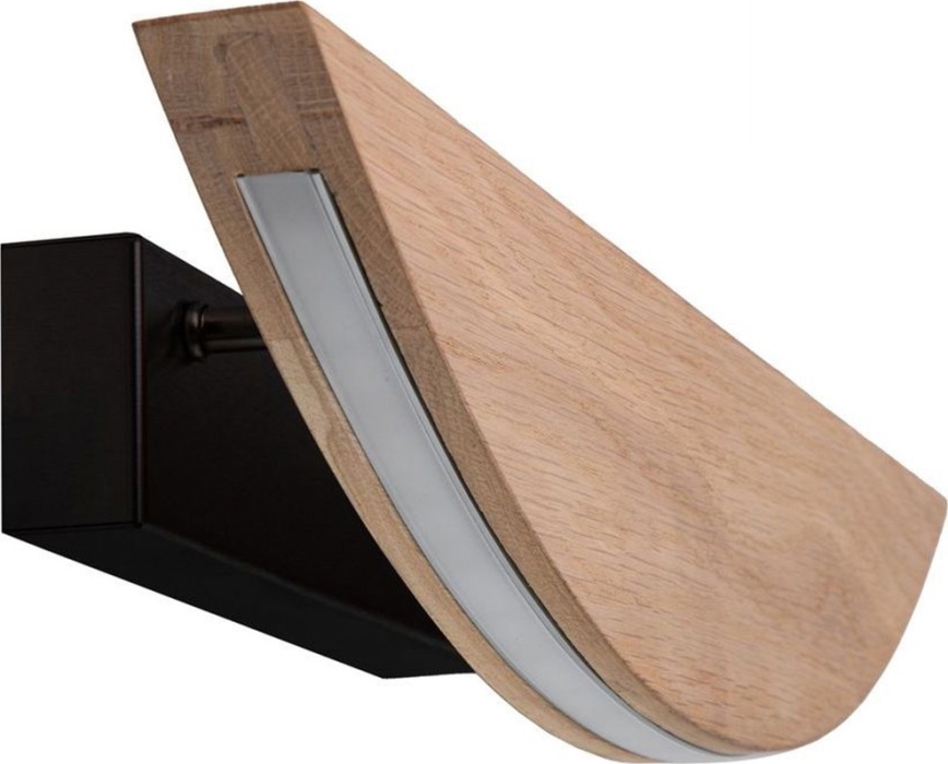 LED Zidna svjetiljka s prigušivanjem DUBAI LED/6,5W/230V hrast