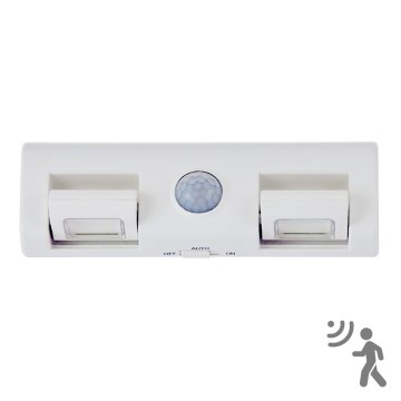 LED Zidna svjetiljka sa senzorom LED/3xAA/4,5V