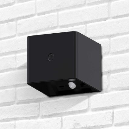 LED Prigušiva zidna dodirna svjetiljka sa senzorom MIRI LED/2,5W/3,7V 3000/4000/6400K 4000 mAh crna