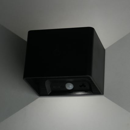 LED Prigušiva zidna dodirna svjetiljka sa senzorom MIRI LED/2,5W/3,7V 3000/4000/6400K 4000 mAh crna
