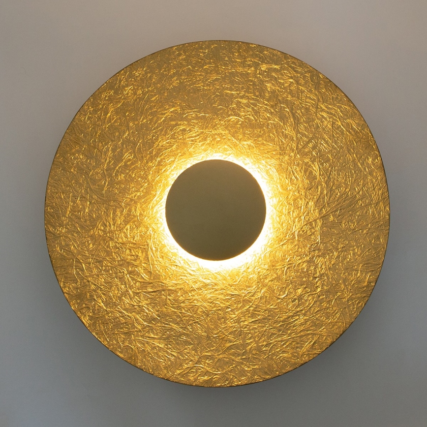 LED Zidna svjetiljka SOLE LED/16W/230V pr. 65 cm zlatna