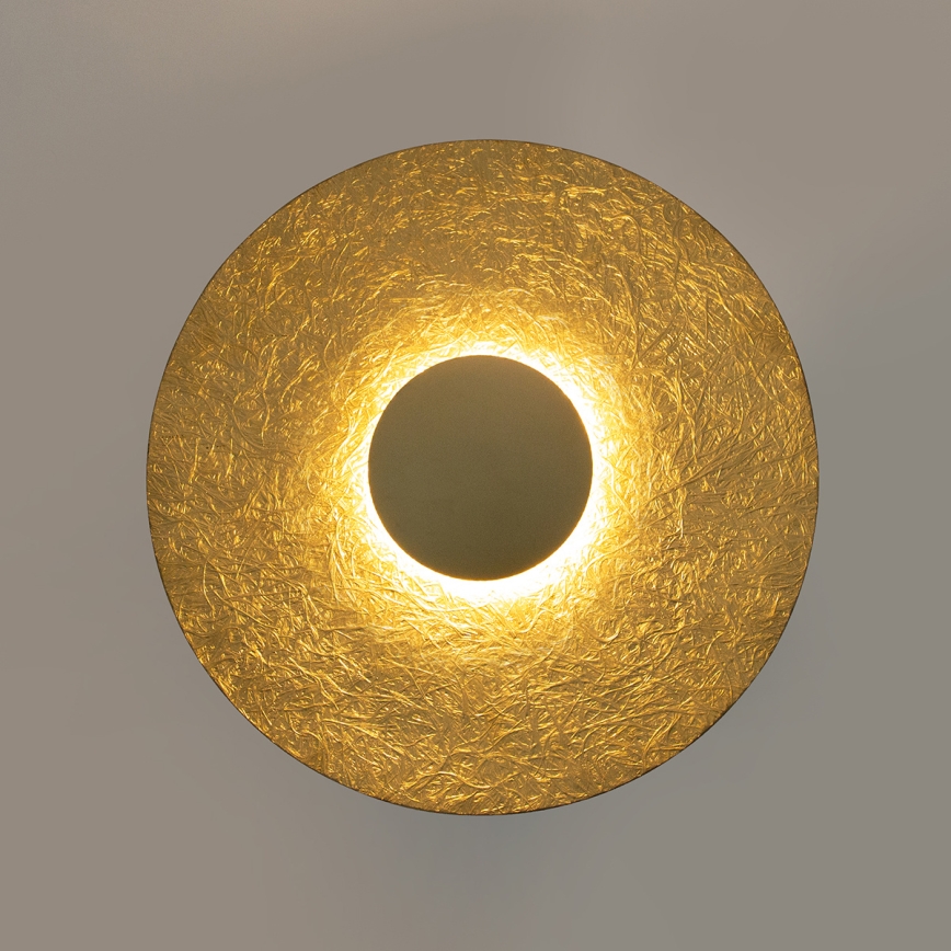 LED Zidna svjetiljka SOLE LED/7W/230V pr. 44 cm zlatna