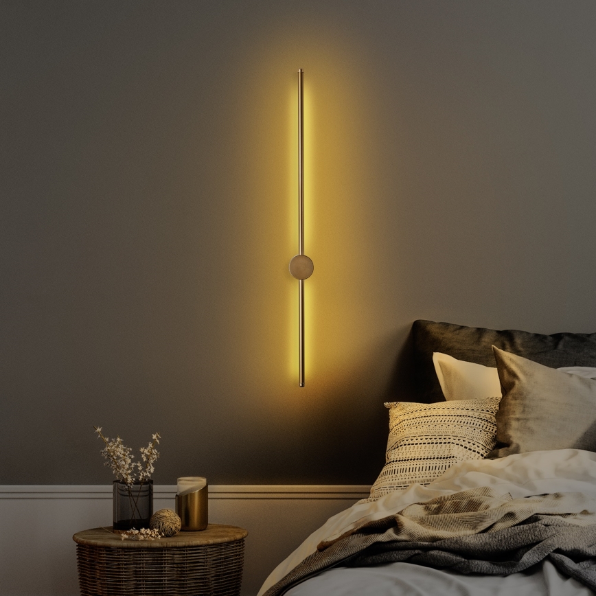 LED zidna svjetiljka SWORD LED/13W/230V 3000K matna zlatna