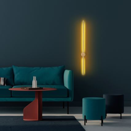 LED zidna svjetiljka SWORD LED/13W/230V 3000K matna zlatna