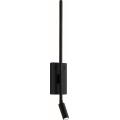LED zidna svjetiljka TORCH LED/6W/230V + LED/3W crna