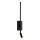 LED zidna svjetiljka TORCH LED/6W/230V + LED/3W crna