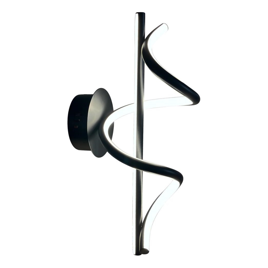 LED Zidna svjetiljka TWIST LED/12W/230V crna