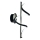 LED Zidna svjetiljka TWIST LED/12W/230V crna