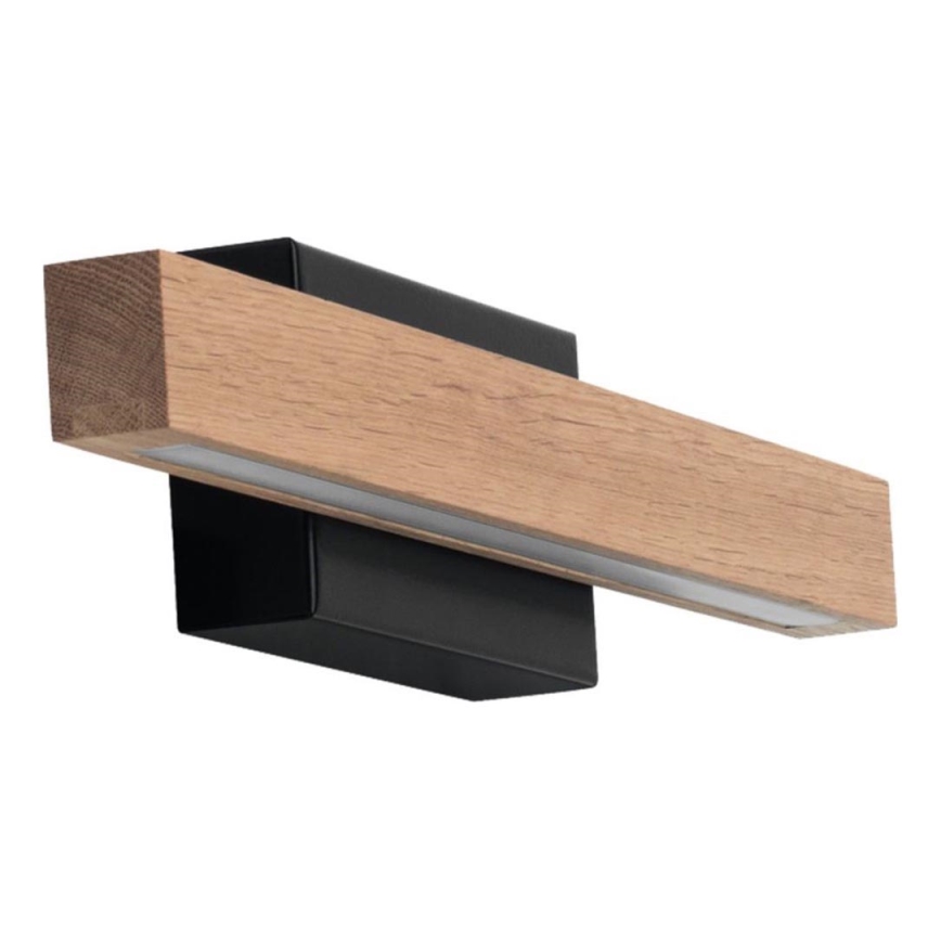 LED Zidna svjetiljka za kupaonicu AQUAVIVA LED/6W/230V 40 cm IP44 hrast