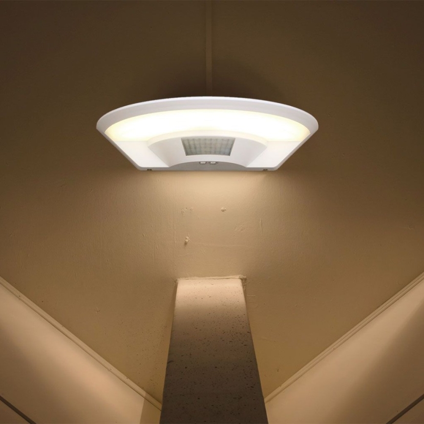 LED Zidna svjetiljka za kupaonicu sa senzorom SAMSUNG CHIP LED/10W/230V 4000K IP54 bijela