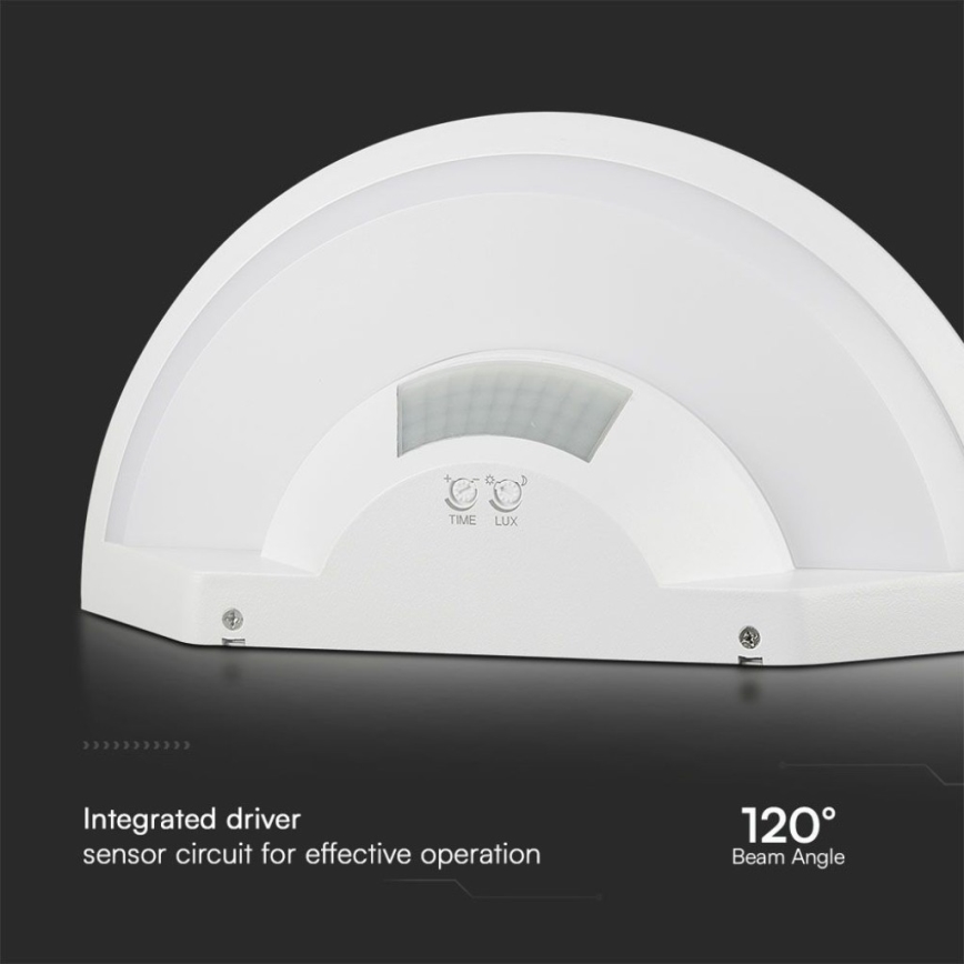 LED Zidna svjetiljka za kupaonicu sa senzorom SAMSUNG CHIP LED/10W/230V 4000K IP54 bijela