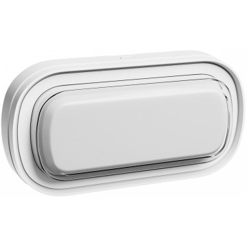 LED Zidna svjetiljka za kupaonicu PASTILO LED/10W/230V 2700/4000/6000K IK10 IP54 bijela ovalno