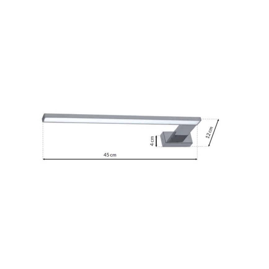 LED Zidna svjetiljka za kupaonicu SHINE 1xLED/11W/230V IP44