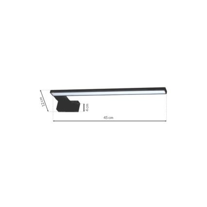 LED Zidna svjetiljka za kupaonicu SHINE 1xLED/11W/230V IP44