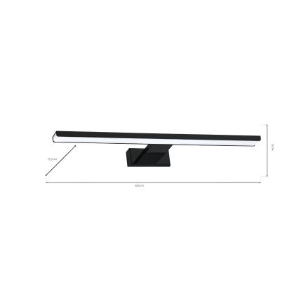 LED Zidna svjetiljka za kupaonicu SHINE 1xLED/13,8W/230V IP44