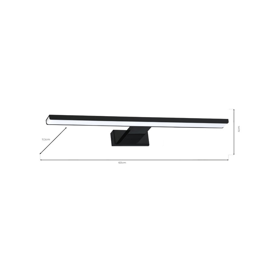 LED Zidna svjetiljka za kupaonicu SHINE 1xLED/13,8W/230V IP44
