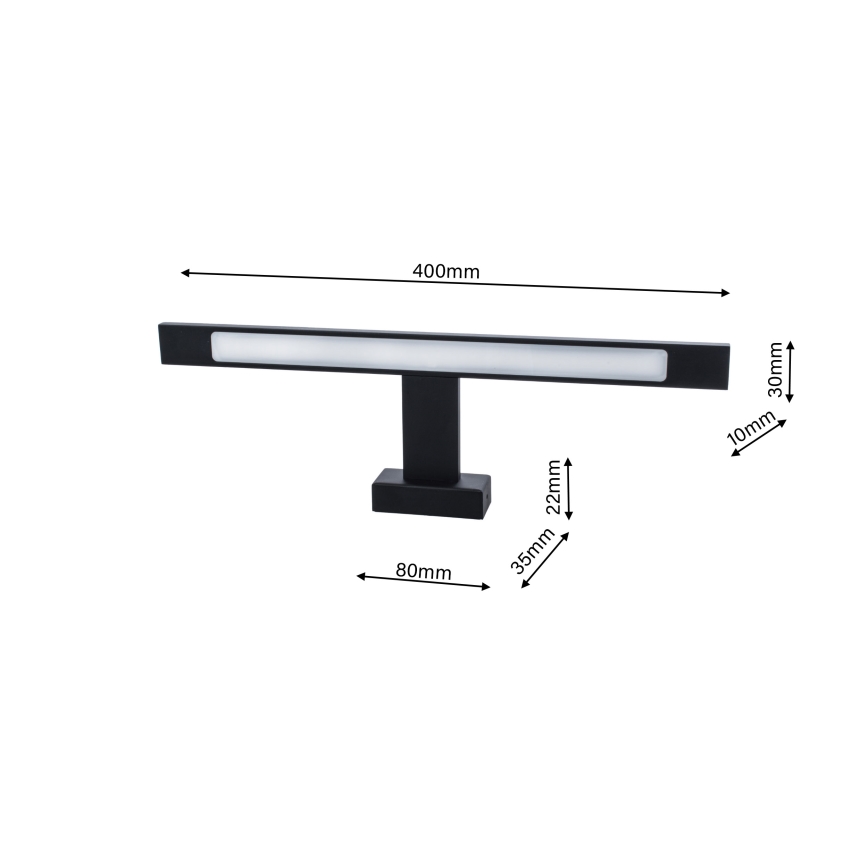LED Zidna svjetiljka za kupaonicu SHINE 1xLED/7W/230V IP44