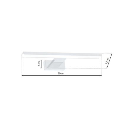 LED Zidna svjetiljka za kupaonicu SHINE 1xLED/7W/230V IP44