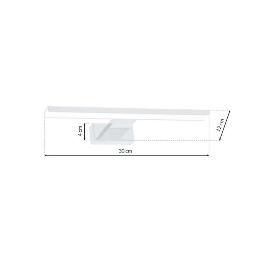 LED Zidna svjetiljka za kupaonicu SHINE 1xLED/7W/230V IP44