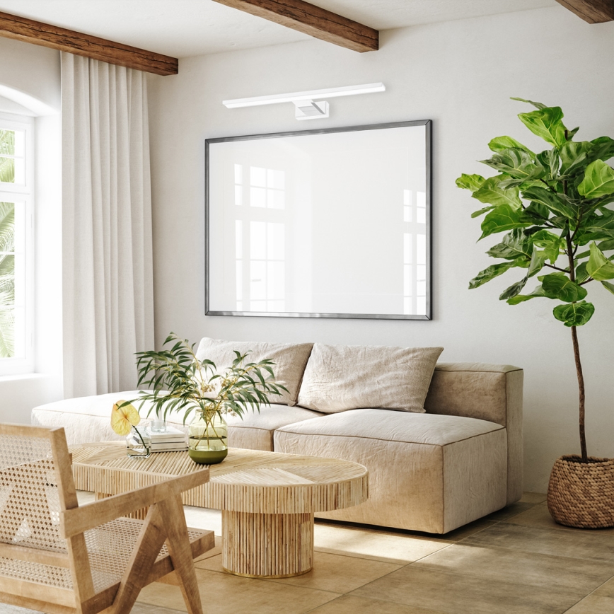 LED zidna svjetiljka za kupaonicu SHINE LED/13,8W/230V 60 cm IP44 bijela