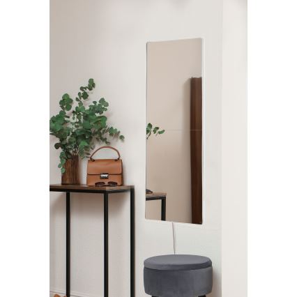 LED Zidno ogledalo s pozadinskim osvjetljenjem RECTANGULAR 80x20 cm bijela