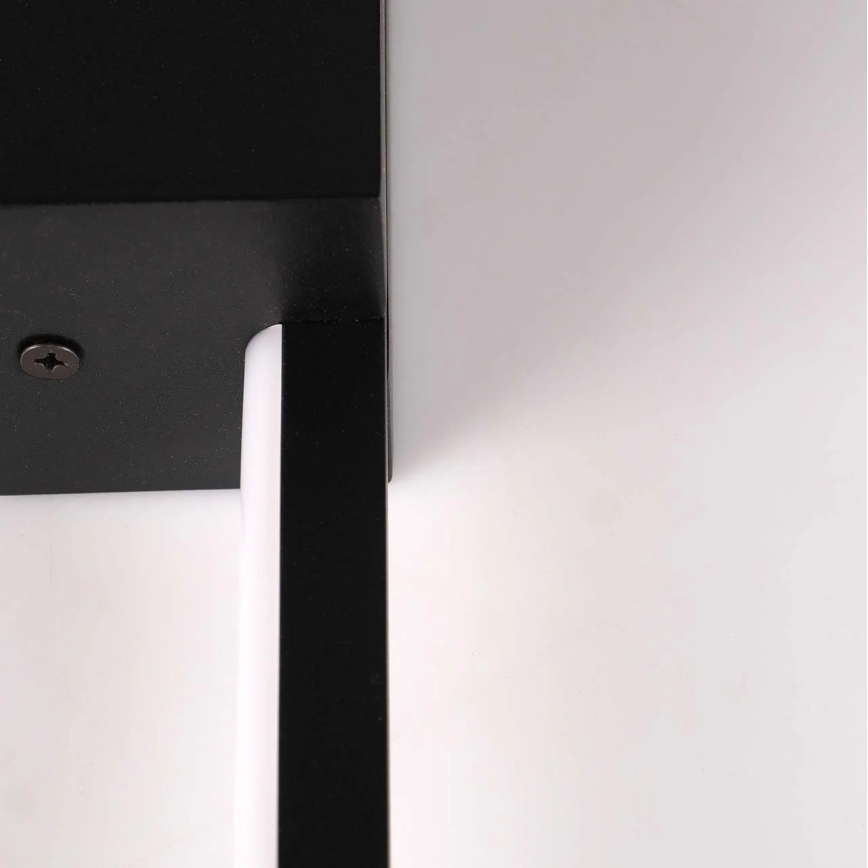 LED zidno svjetlo AISHA LED/12W/230V 4000K 80 cm crno