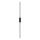 LED zidno svjetlo AISHA LED/20W/230V 4000K 120 cm crno