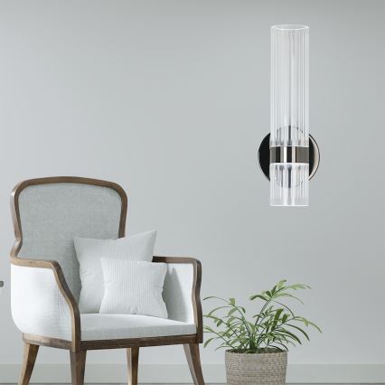 LED zidno svjetlo AMBIENTE LED/6W/230V 3000/4000/6000K crno