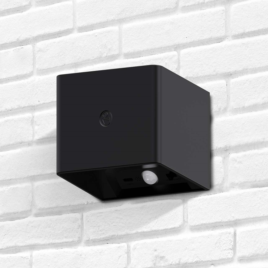 LED prigušivo zidno dodirno svjetlo sa senzorom MIRI LED/2,5W/3,7V 3000/4000/6400K 4000 mAh crna