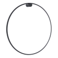 LED zidno svjetlo SATURNO LED/46W/230V Ø 80 cm IP44 crna