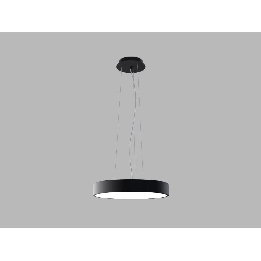 LED2 - LED luster na sajli MONO SLIM LED/30W/230V 2700/3000K/4000K Ø 40 cm crna