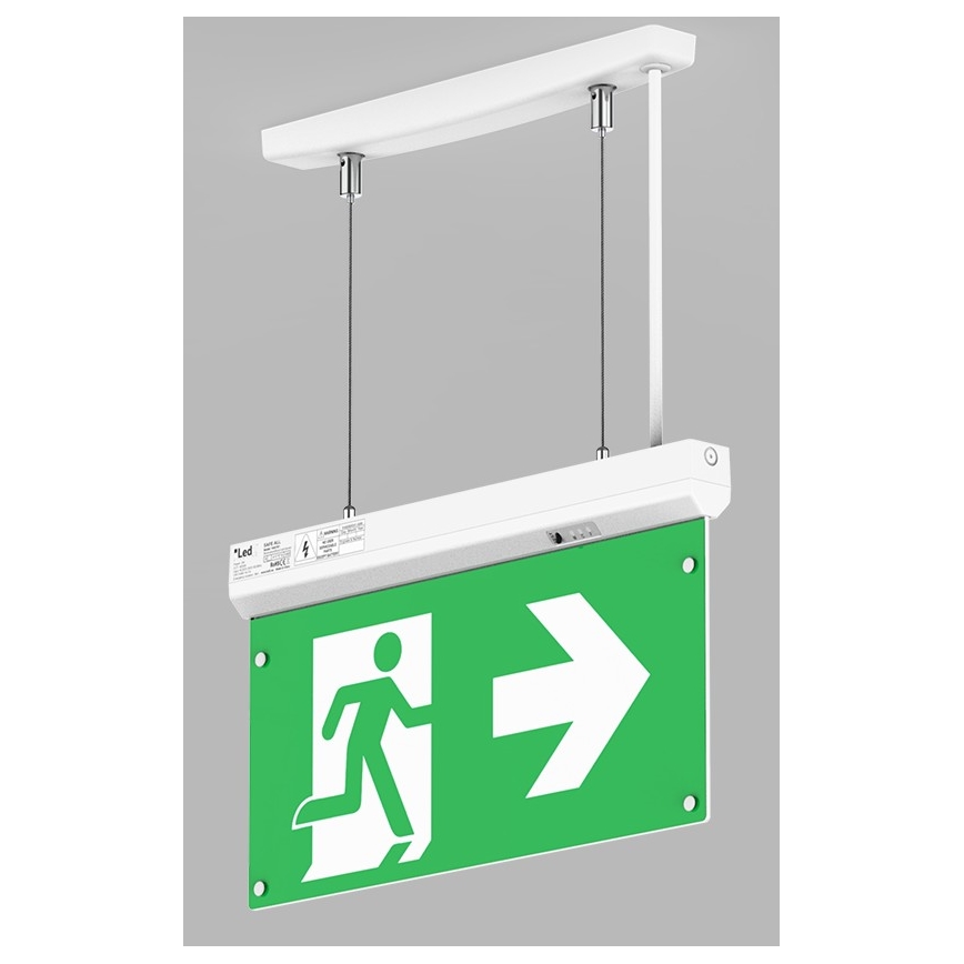 LED2 - LED Panik svjetiljka SAFE ALL LED/2W/3,6V 6000K IP40