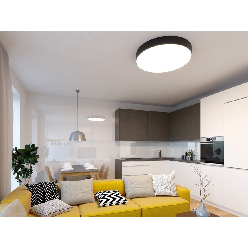 LED2 - LED Prigušiva stropna svjetiljka MONO LED/153W/230V 3000K/4000K crna