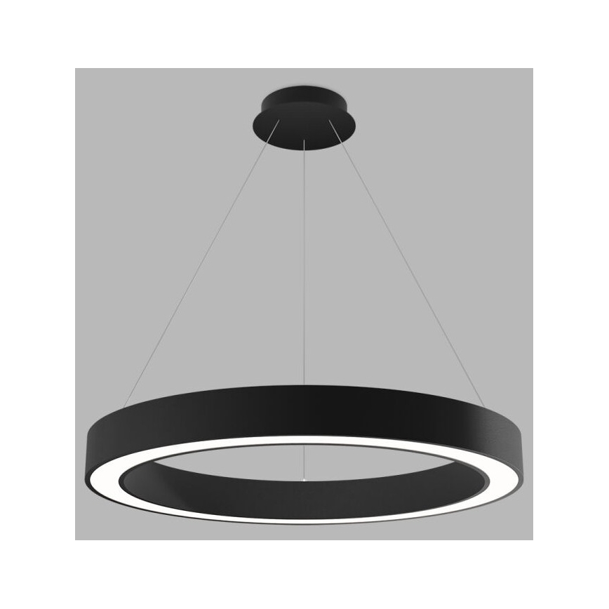 LED2 - LED Prigušivi luster na sajli SATURN LED/60W/230V 3000K/4000K crna