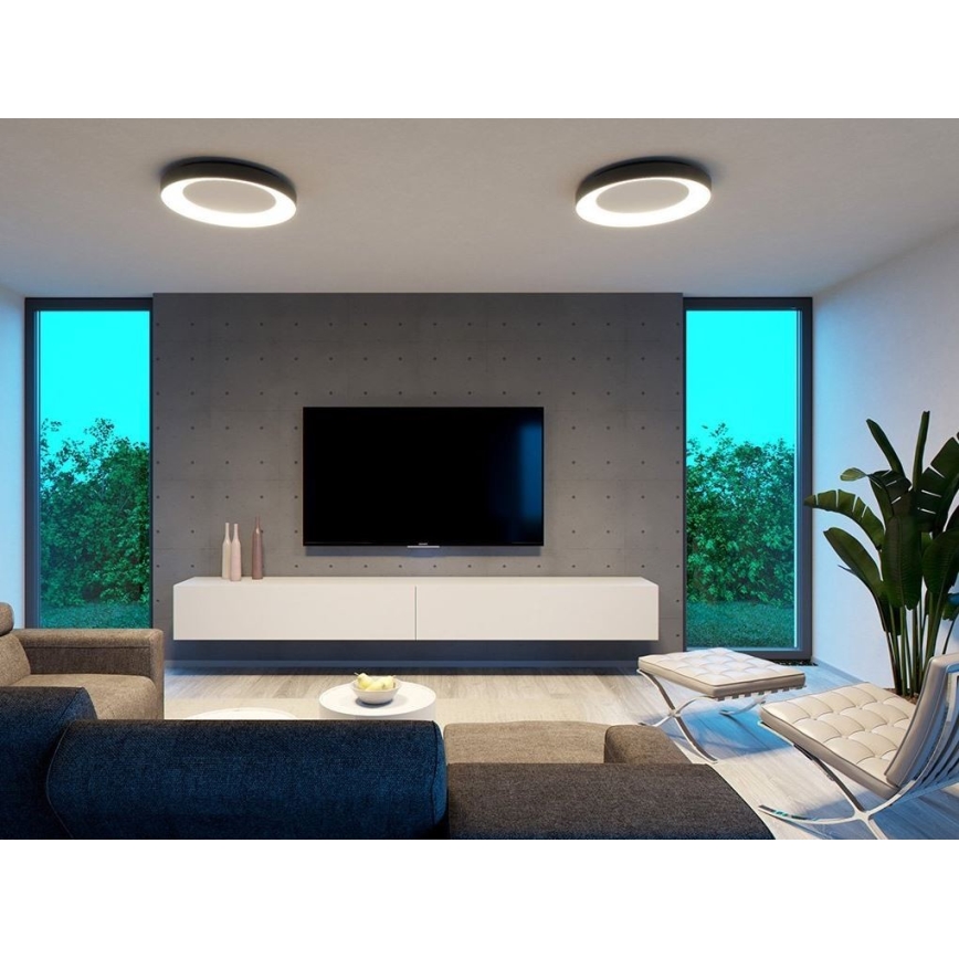 LED2 - LED Stropna svjetiljka BELLA LED/40W/230V 3000/4000K crna